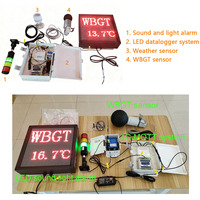 Capteur de température et d'humidité élevées à rayonnement thermique puissant, moniteur de stress thermique WBGT, instrument de mesure de la température à boule noire