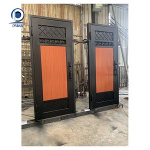 Puerta <span class=keywords><strong>de</strong></span> Garaje <span class=keywords><strong>de</strong></span> <span class=keywords><strong>Hierro</strong></span> Forjado <span class=keywords><strong>de</strong></span> Fábrica Foshan, Puertas Corredizas <span class=keywords><strong>de</strong></span> <span class=keywords><strong>Hierro</strong></span> Forjado Prima Housing - Product Image 4
