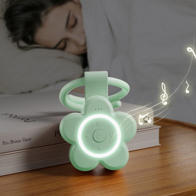Portable White Noise Machine & Night Light Toy Multi-Sound Soothing Infants to Sleep Baby's Sleep Aid