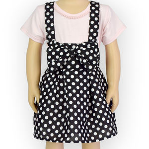 Robe de bébé fille rouge à bretelles, sans manches et dos nu, imprimée numériquement, personnalisable, mignonne et tendance - Product Image 6