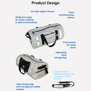 High Quality Duffel Bag with Custom Logo Printing Heavy Duty Handles and Secure Storage for Long Trips - Product Image 4