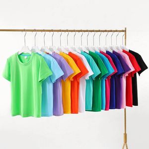 เสื้อยืดเด็กหลากสีสำหรับโปรโมชั่น พิมพ์ลายซิลค์สกรีน คอกลม แขนสั้น คุณภาพสูง สำหรับเด็ก ฤดูร้อน รับสกรีนโลโก้ - Product Image 3