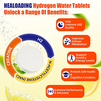 Comprimés effervescents d'hydrogène moléculaire H2 personnalisés avec logo, formule sur mesure, supplément énergétique, boissons