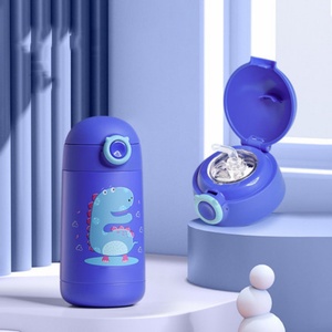 Children Bpa Free School Cute Pattern Water <b>Bottle</b> Stainless <b>Steel</b> Kids Water <b>Bottle</b> With Straw Drinking Kids Drink Water <b>Bottle</b> - Product Image 6