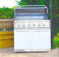 Ensemble d'armoires de cuisine en panneaux de particules en acier inoxydable, écologiques, ignifuges, avec évier, armoires de cuisine modulaires RTA