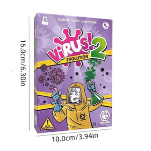 <span class=keywords><strong>Jeu</strong></span> de cartes interactif exclusif transfrontalier : Puzzle de détection de virus en papier, <span class=keywords><strong>jeu</strong></span> familial espagnol en stock - Product Image 4