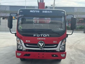 Camion Foton 4x2 de 3,2 tonnes équipé d'une grue, grue à bras droit de 4 tonnes avec pompe hydraulique, grue à commande moteur. - Product Image 5