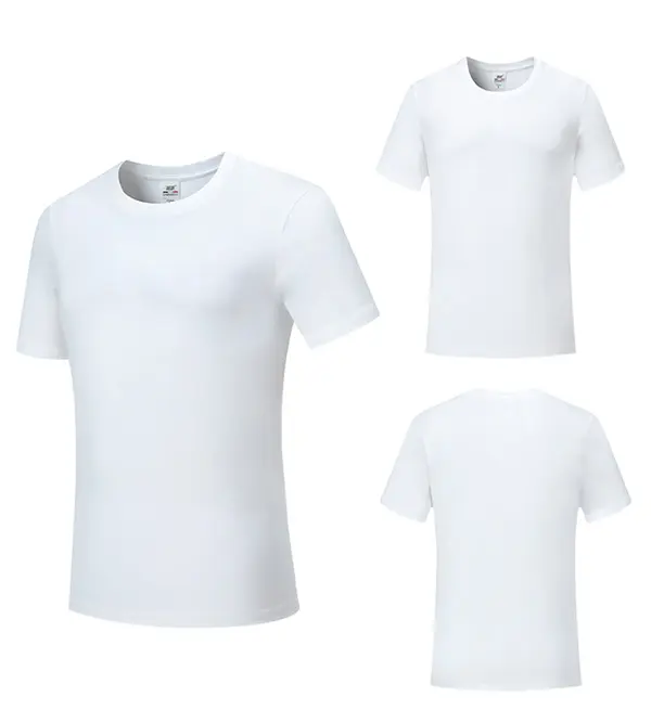 T-shirts à sublimation unie T-shirts vierges T-shirts T-shirts en gros T-shirts à impression personnalisée