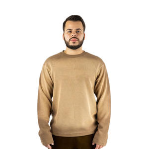 Maglione Pullover lavabile Vintage da <span class=keywords><strong>uomo</strong></span> KY Streetwear <span class=keywords><strong>felpa</strong></span> con Logo personalizzabile moda urbana <span class=keywords><strong>oversize</strong></span> per l'autunno - Product Image 3