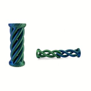 New Arrival 2026 Sustainable 3D Print Mesmerizing Spiral Flow Active Focusing Tool Vortex Threading Fidget for Quiet Play <strong>Time</strong> - Product Image 2