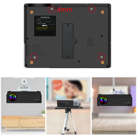 Mini Projecteur LED Full HD 1080P, 4K, système pour Home cinéma