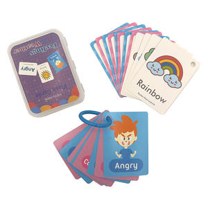 Cartes mémoire personnalisées, jeux éducatifs scientifiques, cartes de phonétique, cartes mémoire personnalisées pour enfants avec boîte en plastique - Product Image 2