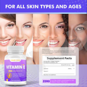 Halal Beste Prijssupplement Vitamine <span class=keywords><strong>E</strong></span>-Pillen 400 Vitamine <span class=keywords><strong>E</strong></span>-<span class=keywords><strong>Capsules</strong></span> Voor Het Bleken Van De Huid En Haar - Product Image 4