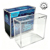 Maßgefertigte ETB Klare Acryl UV-Schutz-Vitrine Verstärkte Acryl Elite Trainer Box Ausstellungsvitrine mit Magnetdeckel