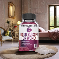 OEM Stimulant Naturel de Libido pour Femmes Adultes, Gummies sans Sucre à base de Palmier Nain, Complément de Santé pour l'Équilibre Hormonal