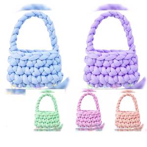 Filato Grosso con Anima da 250G, Filato di <span class=keywords><strong>Lana</strong></span> Gigante Super Morbido e Lavabile per Lavorare a Maglia con le Braccia, Plaid Fai-da-te per Divano e Letto - Product Image 4