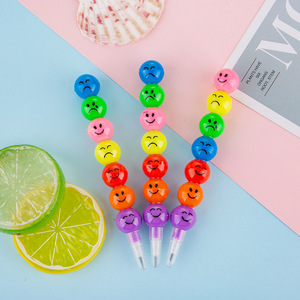 Crayon <span class=keywords><strong>en</strong></span> forme de pomme de bonbons de crayon de glace de 7 couleurs pour enfants avec pour le visage souriant crayon confit <span class=keywords><strong>en</strong></span> <span class=keywords><strong>gros</strong></span> pour Graffiti Smashing - Product Image 1