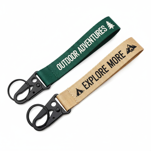 Llavero de tela bordado <span class=keywords><strong>personalizado</strong></span> con correa de tela, tipo etiqueta de vuelo '<span class=keywords><strong>Remove</strong></span> <span class=keywords><strong>Before</strong></span> <span class=keywords><strong>Flight</strong></span>', para aviación, motocicleta, equipaje, con logotipo de marca promocional - Product Image 3