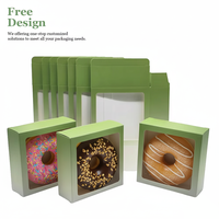 Caja de Embalaje Personalizada para Galletas, Cupcakes y Donuts Marroquíes, Papel Corrugado de Grado Alimenticio, Caja de Envío para Donuts y Galletas