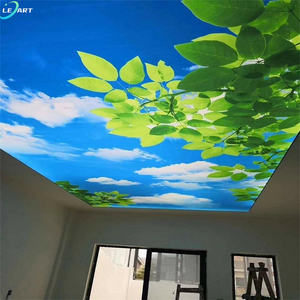 Film de plafond tendu 3D en PVC effet imprimé, design chinois, prix fabricant - Product Image 6
