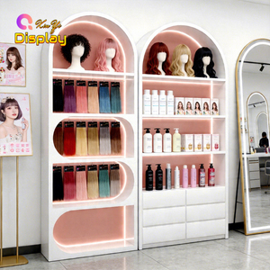 Mueble <span class=keywords><strong>de</strong></span> Salón Profesional para Peluquería, con Iluminación LED, Moderno, para Escuelas <span class=keywords><strong>de</strong></span> Belleza y Academias <span class=keywords><strong>de</strong></span> Peluquería, Ecológico - Product Image 1