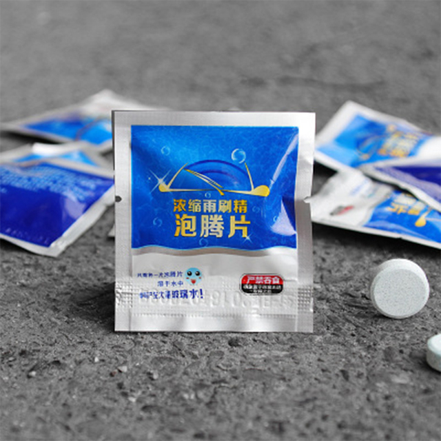 Hot Sale Cleaning Tools Accessories Car Glass Clean Concentrated Essence Tablets Cleaning Effervescent Tablet
