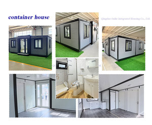 <span class=keywords><strong>Maison</strong></span> conteneur à structure en acier extensible avec conception à double aile, <span class=keywords><strong>maison</strong></span> mobile préfabriquée pour villa, atelier, bureau à domicile - Product Image 2