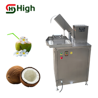 Machine à jus de noix de coco demi-coupe couvercle Machine à coupe ouverte fractionnement de la peau ouvre-coque Machine de découpe supérieure demi-coupe de noix de coco