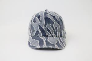 जैक्वार्ड डेनिम धोया बेसबॉल कैप विंटेज शैली के लिए सामान्य कपड़े - Product Image 2