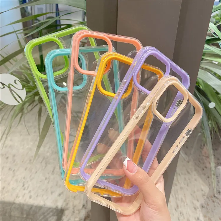 Oem wholesale waterproof transparent soft shockproof cover clear tpu mobile phone case for iphone 13 12 11pro max mini xr xs x