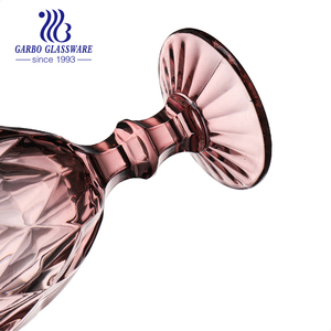 <span class=keywords><strong>Copas</strong></span> de Vidrio de Grado Alimenticio, Colores en Aerosol, Mercados de Latinoamérica, Brasil, México, Gran Venta, Copa de Vino de Vidrio Relieveado, Fácil de Limpiar - Product Image 2