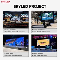 Pantalla LED, Sistema de Video Wall LED Completo, Flexible, P2.6, P2.9, P3.91, P4.81, Pantalla LED para Interiores y Exteriores de Alquiler