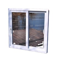 Ventanas Abatibles y Oscilobatientes de PVC con Doble Acristalamiento, Resistentes a Huracanes, Modernas, para Dormitorio y Cocina, Venta al Por Mayor