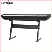 Support de clavier de piano pliable en fer Ks-25b, style Z, réglable, flexible, durable et portable