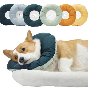 Collier imperméable en polyester pour animaux de compagnie, collier élisabéthain pour <span class=keywords><strong>chat</strong></span> et chien, anti-griffures/anti-léchage, collier doux de couleur - Product Image 4