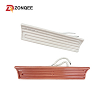 Plaque chauffante en céramique creuse infrarouge lointain 120x60mm 220V, radiateur électrique en céramique encastrable