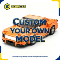 Bloques de Construcción Personalizados Gobricks, Sets de Autos de Carreras RC, Servicio Integral de Modelado MOC OEM ODM para Bloques de Construcción de Autos Deportivos de Carreras