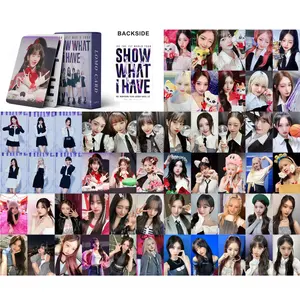 55 pçs/set KPOP IVE World Tour MOSTRAR O QUE EU TENHO Photocards HD Wonyoung REI LOMO Cards LIZ LEESEO GAEUL REI YUJIN Fans Collection