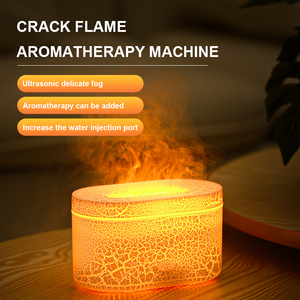 Offre Spéciale – Humidificateur Purificateur <span class=keywords><strong>d</strong></span>'<span class=keywords><strong>Air</strong></span> à LED Effet Flamme 3D, Diffuseur <span class=keywords><strong>d</strong></span>'Arômes Ultrasonique, Modèle Planète Volcanique en Plastique pour Table - Product Image 5
