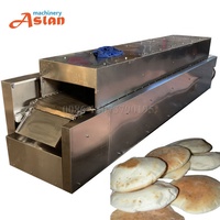 Four à pain de type tunnel pour la production de pain arabe pita, roti, tortilla, chapati, ligne de production alimentaire, machine à cuire
