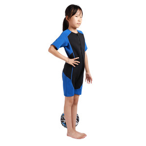 Traje de buceo de natación para niños Traje de neopreno de cuerpo completo con cremallera frontal Shorty Buceo y vela Ninos - Product Image 4