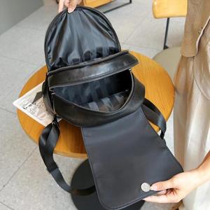 Mochilas Royal Bagger de cuero de vaca auténtico para mujeres y niñas, bolso de hombro informal a la moda, mochila de viaje de gran capacidad 8546 - Product Image 5
