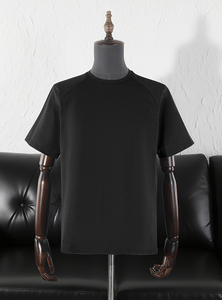 T-<span class=keywords><strong>shirt</strong></span> décontracté américain à épaules tombantes pour <span class=keywords><strong>homme</strong></span>, longueur standard, été, respirant, séchage rapide, 100 % polyester, robuste, élastique, coupe ajustée, fabriqué en Chine - Product Image 3