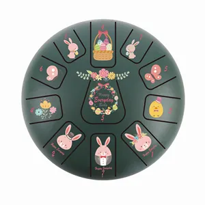 Factory Offer Colorful Print The Customize For 8inch 11tones Steel Tongue Drum