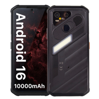 Teléfono Inteligente Resistente YAC V5 Pro con Imagen Térmica 5G, Android 16, IP68, IP69K, NFC, Doble SIM, Resistente al Agua, con Linterna para Camping