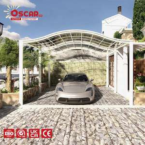 Abri imperméable <span class=keywords><strong>pour</strong></span> la maison, alternative au garage, couverture extérieure <span class=keywords><strong>pour</strong></span> voiture, moto, vélo, usage commercial et résidentiel, carport en aluminium - Product Image 1