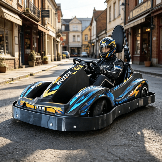 Durable Sturdy High Quality Reliable Powerful Performance 4 Wheel Battery Powered Racing Sport Adult Electric Go Kart