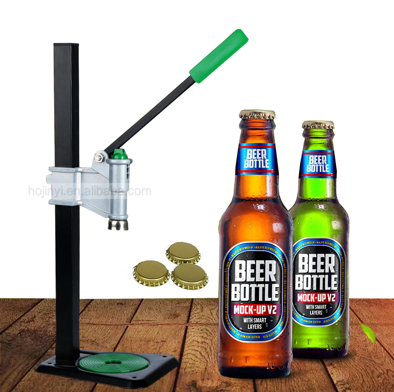 Munnal Bench Hand Beer Botol Capper untuk Home Brew Tong Soda Crown Capper