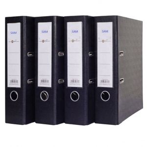 A4 Black 80 mm Spine Width WOW Range <b>Files</b> <b>Folders</b> Pack 10 Design May Vary Lever Arch <b>File</b> - Product Image 4