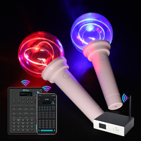 Luz LED acrílica programable con control por APP para conciertos, eventos y branding, ideal para el apoyo de fans.
